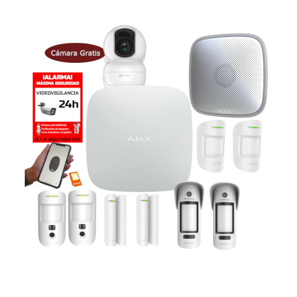 Kit Ajax chalet- Completo sistema de alarma para casa