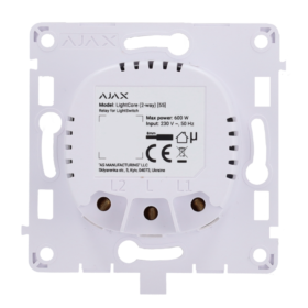 Ajax LIGHTCORE 2W Relé Interruptor conmutable 2 direcciones