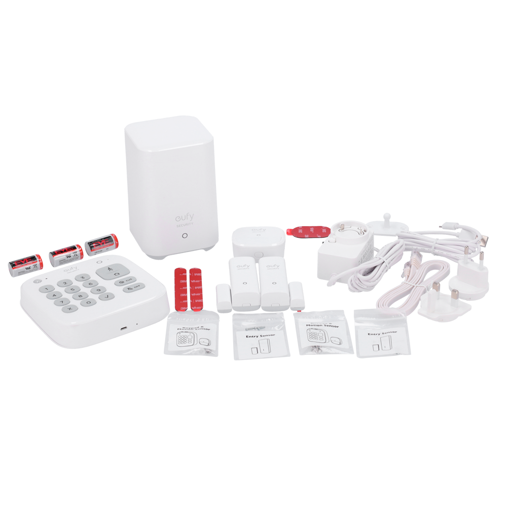 Contenido Kit alarma Eufy
