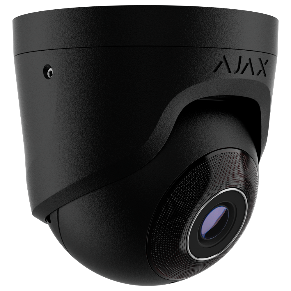 Cámara de videovigilancia Ajax Turret negro lateral