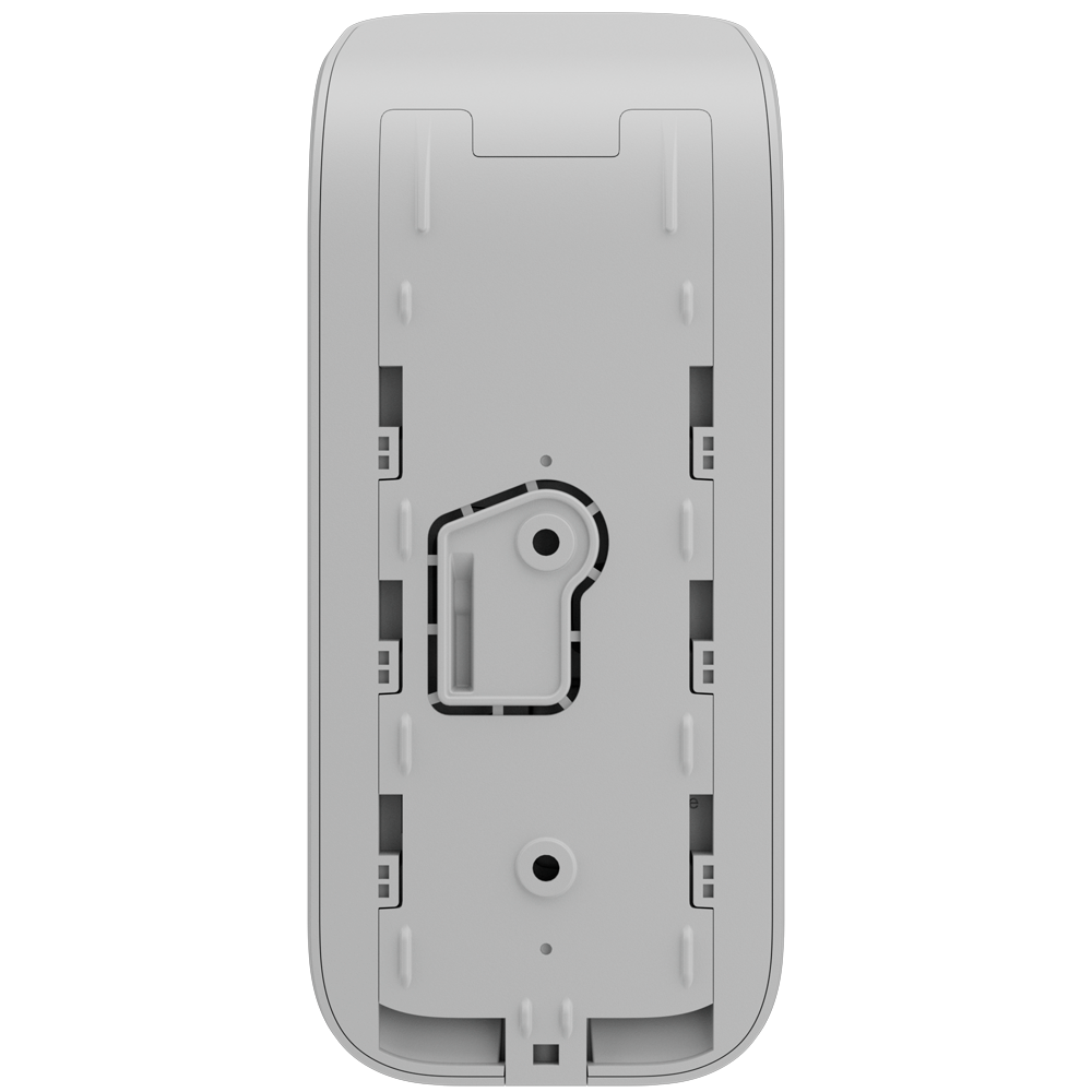 Detector de cortina Ajax CurtainOutdoor parte posterior