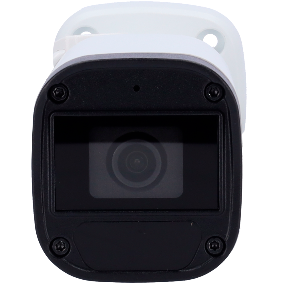 frontal Cámara de vigilancia Uniarch UV-IPC-B124-APF28K - Cámara Bullet IP 4MP con lente 2.8 mm, visión nocturna de 30m y resistencia IP67.