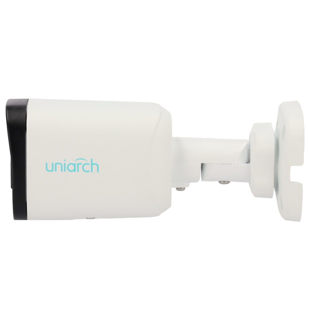Cámara de vigilancia Uniarch UV-IPC-B124-APF40K - Cámara Bullet IP 4MP con visión nocturna de 30m, PoE y resistencia IP67.