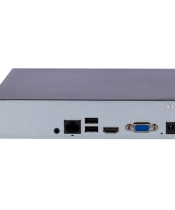parte posterior Grabador Uniarch UV-NVR-106S3 - Grabador NVR de 6 canales, resolución 6MP, compresión Ultra265 y soporte para HDD de 6TB.