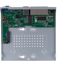 INterior Grabador Uniarch UV-NVR-108S3-P8 - Grabador NVR de 8 canales con PoE, compresión Ultra265, resolución 6MP y soporte para HDD de 6TB.