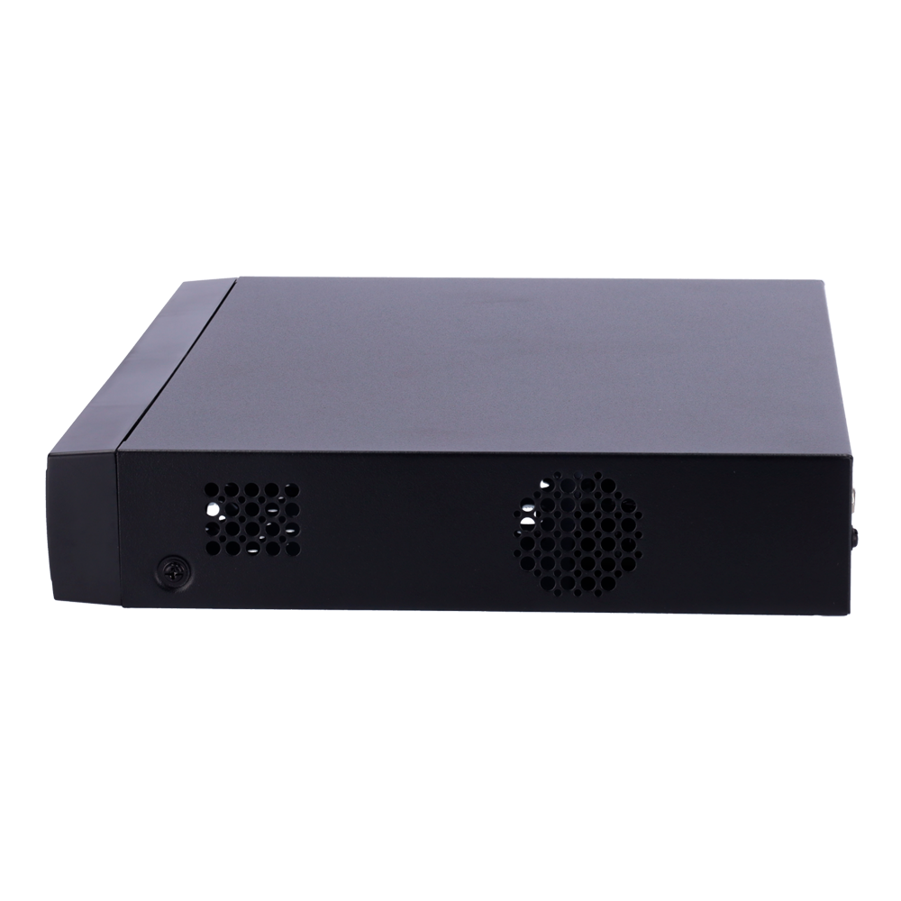 Grabador NVR Hikvision DS-7104NI-Q1-4P-M(D) vista frontal