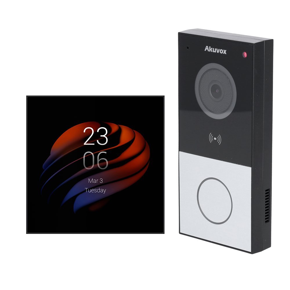 Kit videoportero Akuvox AK-KIT-E12PS51-POE