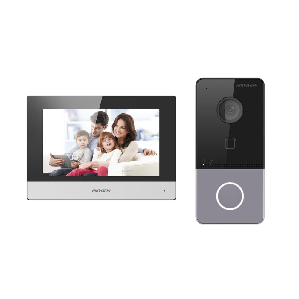 Kit de videoportero Hikvision DS-KIS603-P(C)