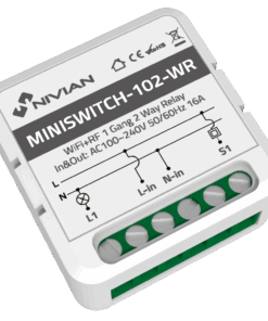 Relé inteligente Nivian NVS-MINISWITCH-102-WR
