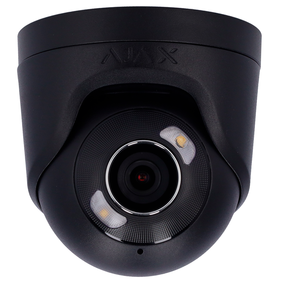 Cámara de videovigilancia Ajax TurretCam 5 Mpx HL Negro frontal