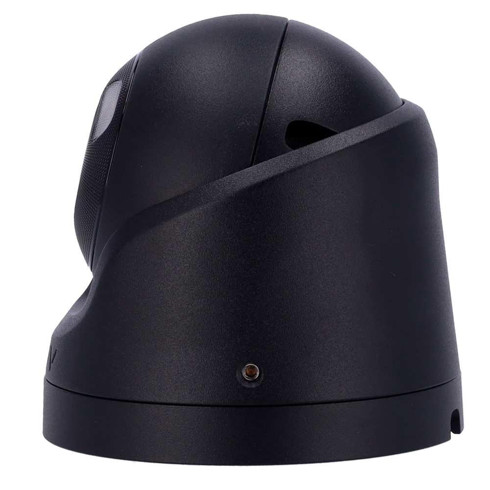 Cámara de videovigilancia Ajax TurretCam 5 Mpx HL Negro vista lateral