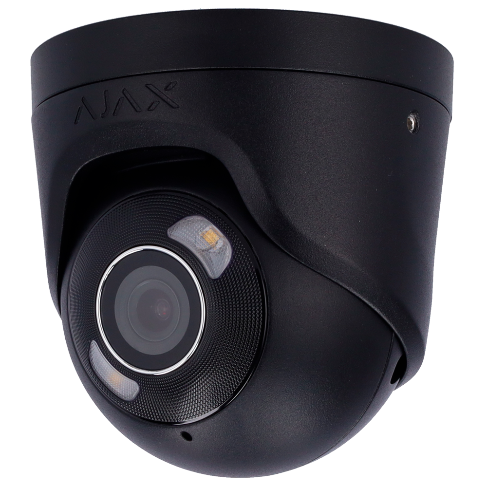 Cámara de videovigilancia Ajax TurretCam 5 Mpx HL Negro