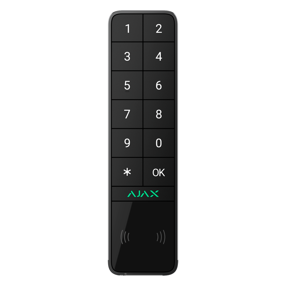 Teclado exterior alarma Ajax AJ-KEYPADOUTDOOR Negro