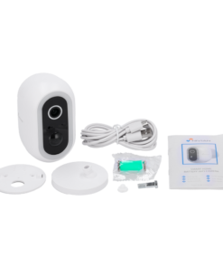 Cámara de vigilancia Nivian con batería NVS-IPC-04-BAT elementos