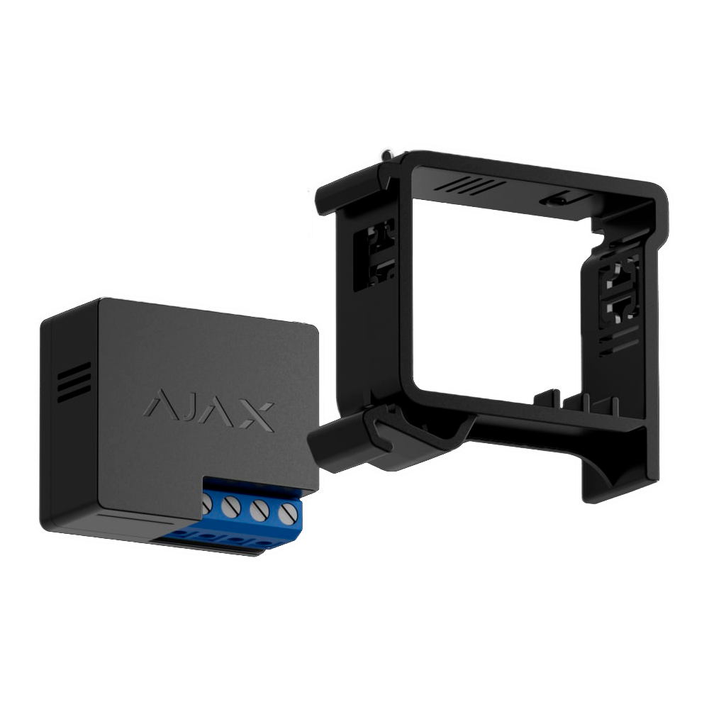 Soporte DIN Holder de Ajax para Relay y WallSwitch costado